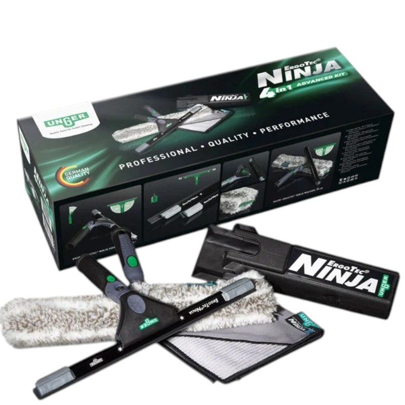 Unger® Advanced ErgoTec Ninja 4-in-1 set